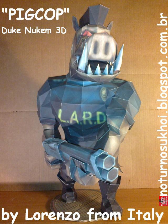 Свинокоп (Duke Nukem 3D) paper model