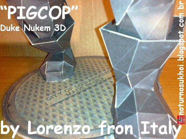 Свинокоп (Duke Nukem 3D) paper model