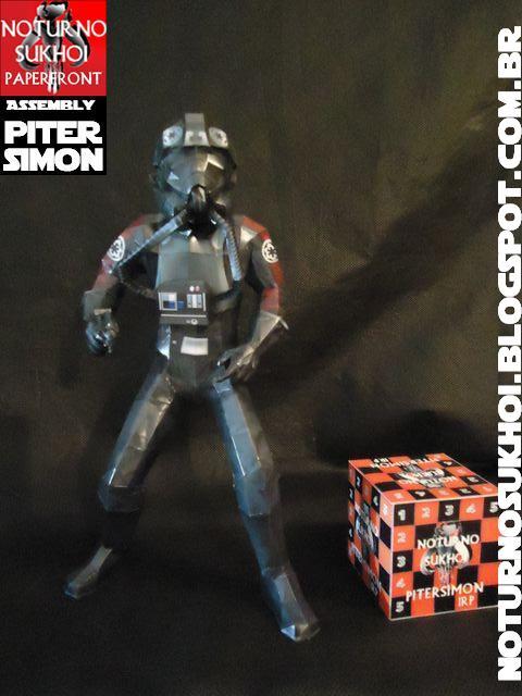 Пилот 181-й имперской истребительной группы (Звездные войны) paper model