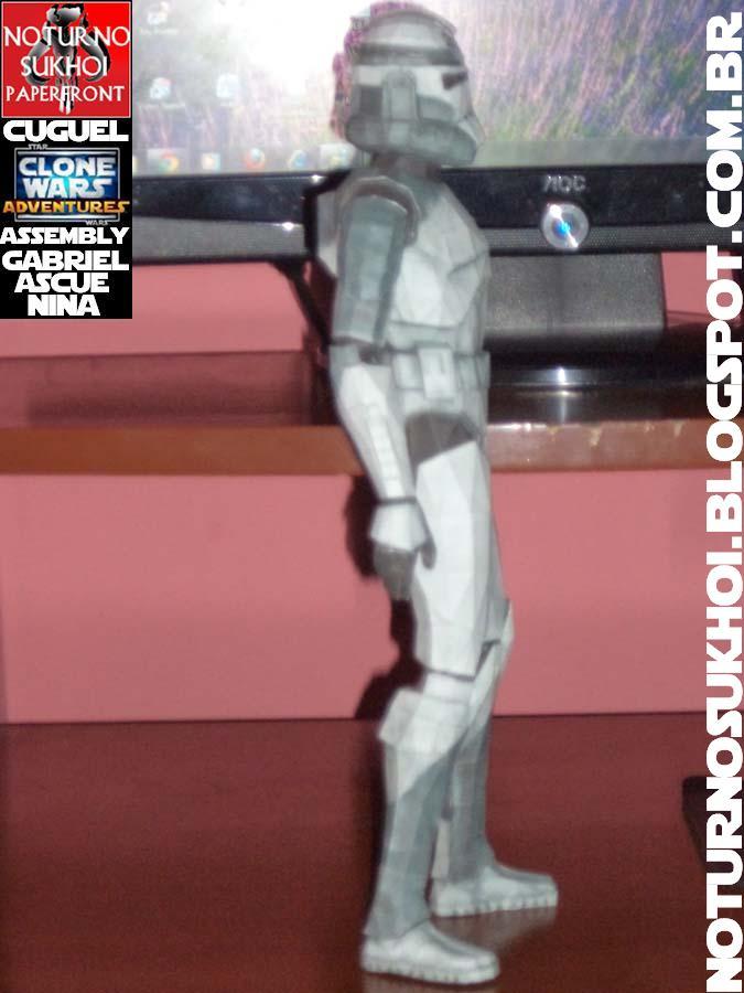 Солдат-клон Синкер (Звездные войны) paper model