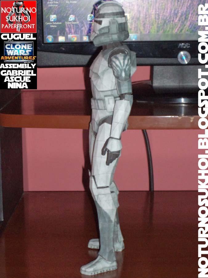 Солдат-клон Синкер (Звездные войны) paper model