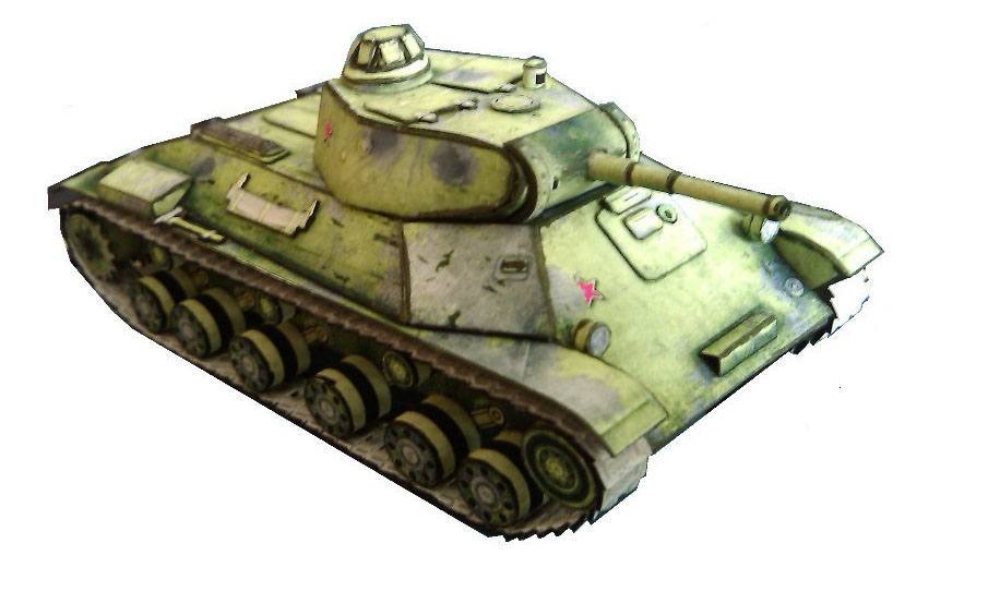 Танк Т-50 [конверсия Modele Kartonowego Fana 10-11/2003]