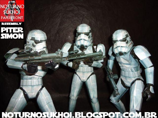 Отряд штурмовиков (Звездные войны) paper model