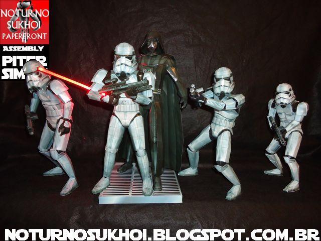 Отряд штурмовиков (Звездные войны) paper model