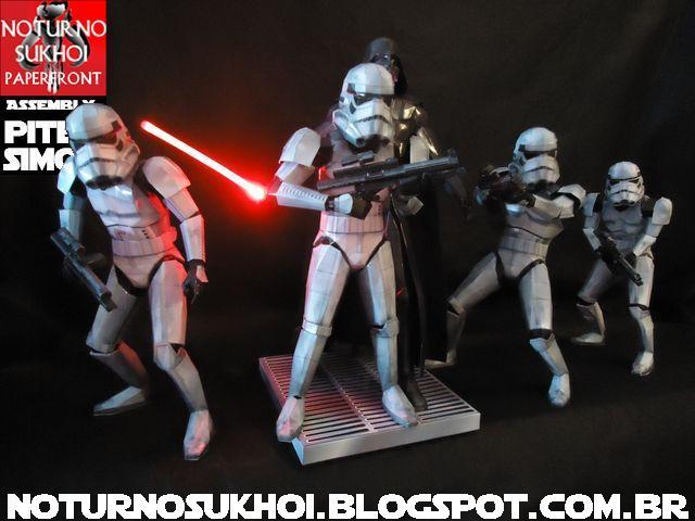 Отряд штурмовиков (Звездные войны) paper model