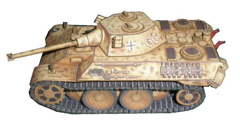 Танк VK 1602 Leopard [конверсия Макет танка 002]