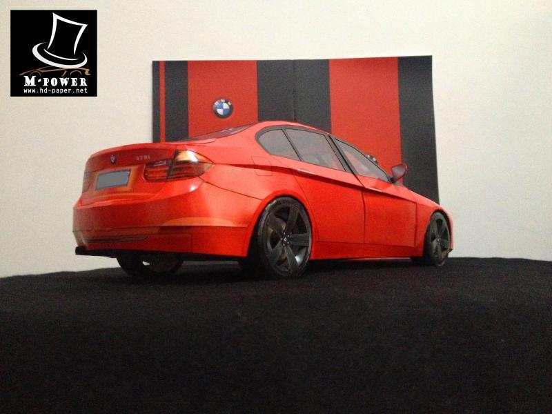 Автомобиль BMW 328i paper model