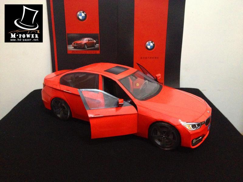 Автомобиль BMW 328i paper model