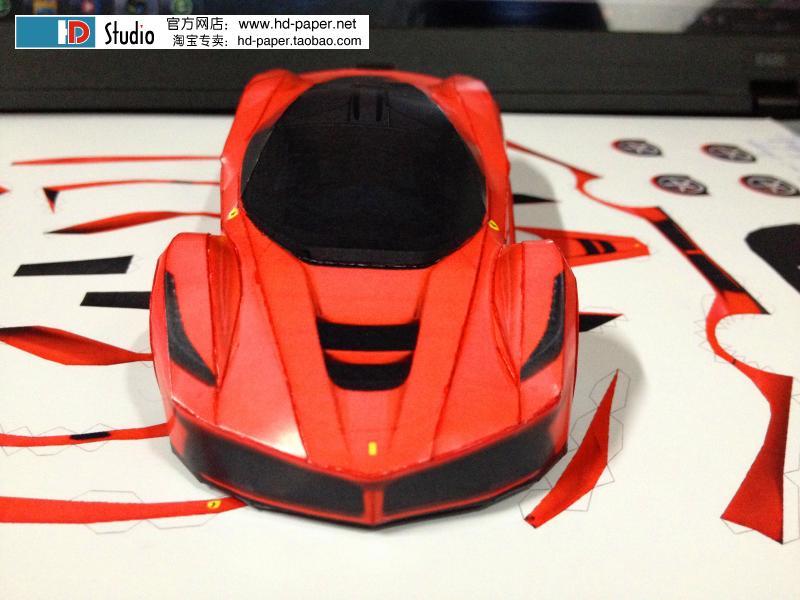 Автомобиль LaFerrari paper model