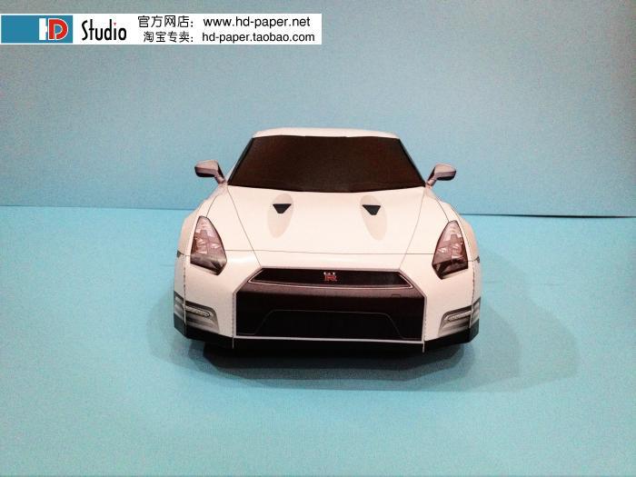 Автомобиль Nissan GT-R Egoist paper model