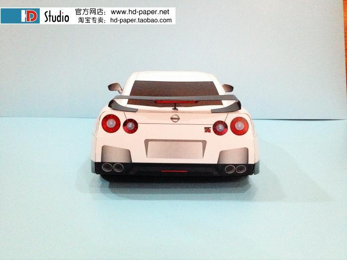Автомобиль Nissan GT-R Egoist paper model