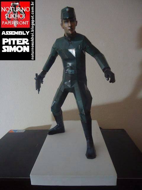 Имперский офицер (Звездные войны) paper model