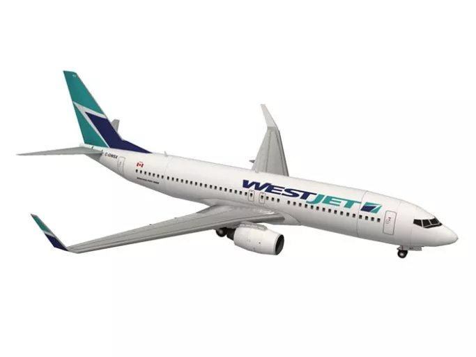Авиалайнер Boeing 737-800 WestJet