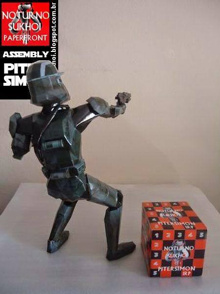 Пилот шагохода AT-RT (Звездные войны) paper model