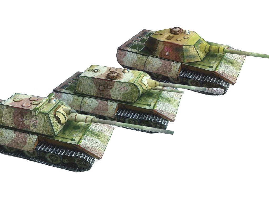 Танк Е 100 [камуфляж]
