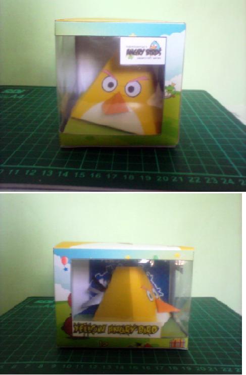 Коробка для Желтой птицы (Angry Birds) paper model