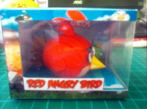 Коробка для Красной птицы (Angry Birds) paper model