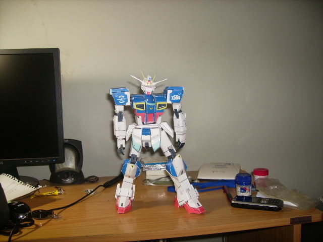 Робот ZGMF-X56S/α Force Impulse Gundam (Gundam) paper model