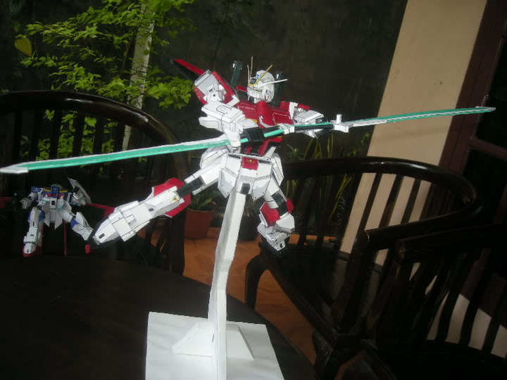 Робот ZGMF-X56S/β Sword Impulse Gundam (Gundam) paper model