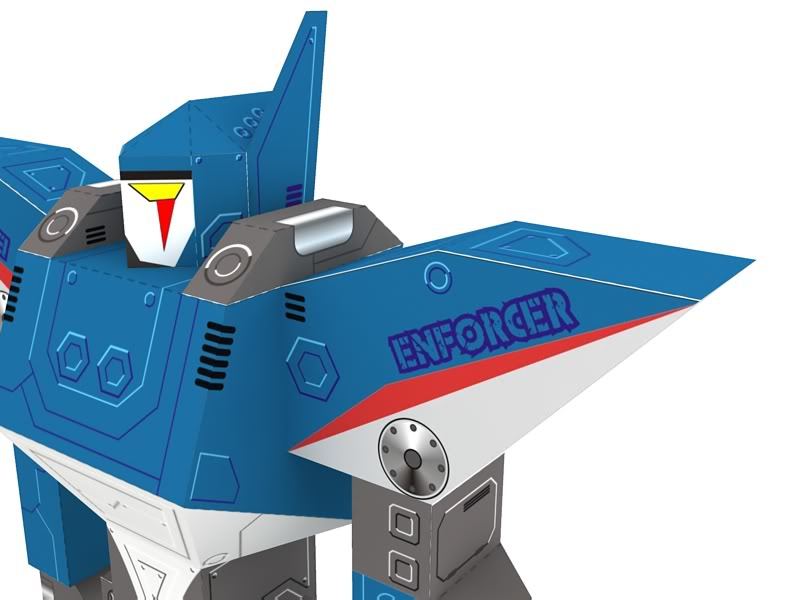 MechU - Робот-инфорсер [серия, часть 2/3] paper model