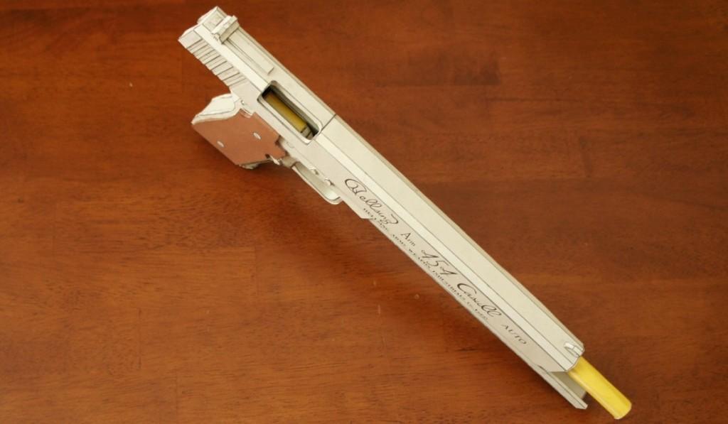 Пистолет Hellsing ARMS 454 Casull Auto (Хеллсинг) paper model