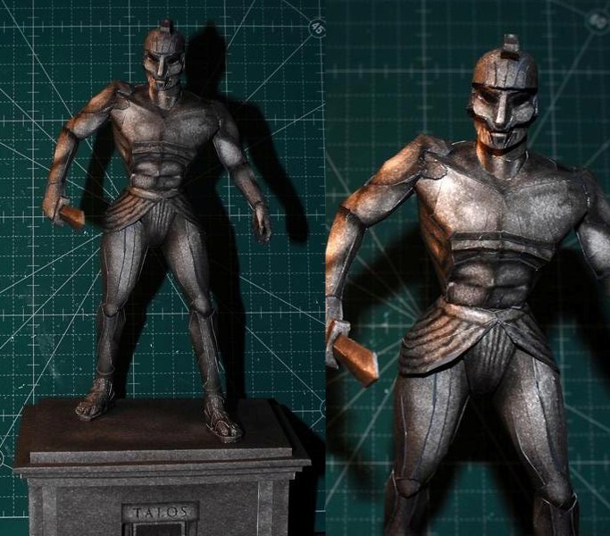 Талос (Ясон и аргонавты) paper model