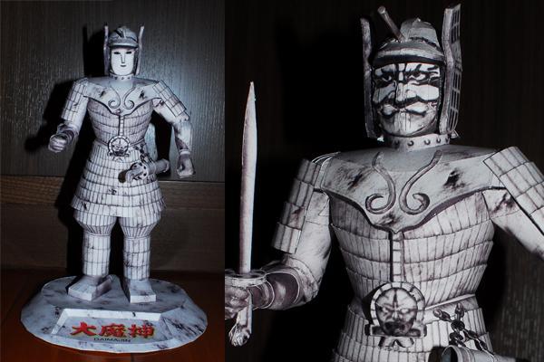 Даймадзин paper model