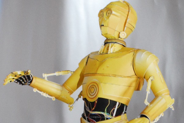 Дроид C-3PO (Звездные войны) paper model
