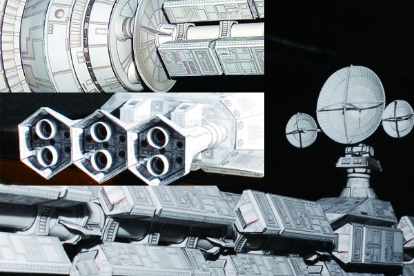 Космический корабль Discovery One (Космическая одиссея 2001 года) paper model