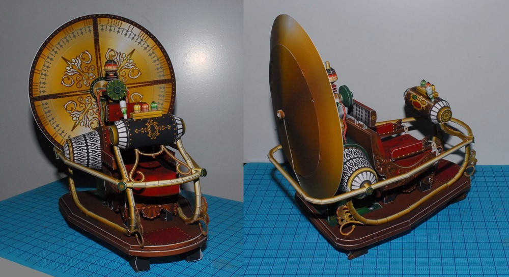 Машина времени paper model