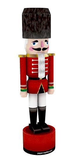 Щелкунчик paper model