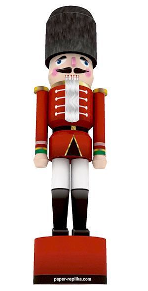Щелкунчик paper model