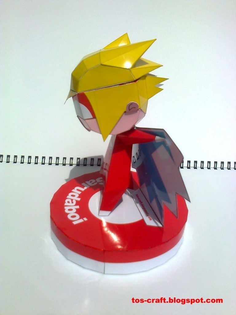Супергерой Garudaboi paper model