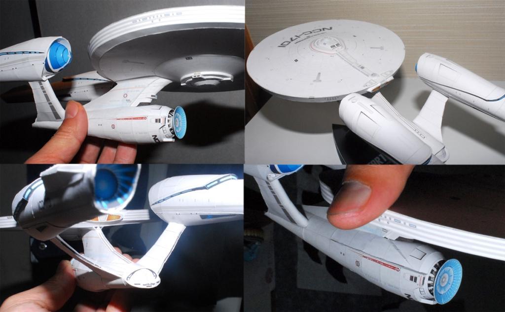 Звездолет Энтерпрайз NCC-1701 (Звездный путь) paper model