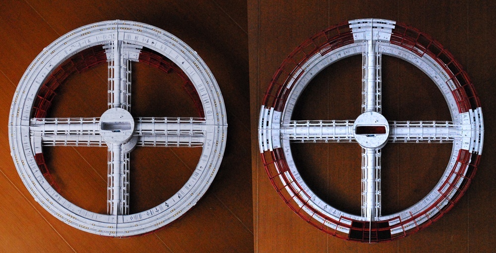 Космическая станция (Космическая одиссея 2001 года) paper model