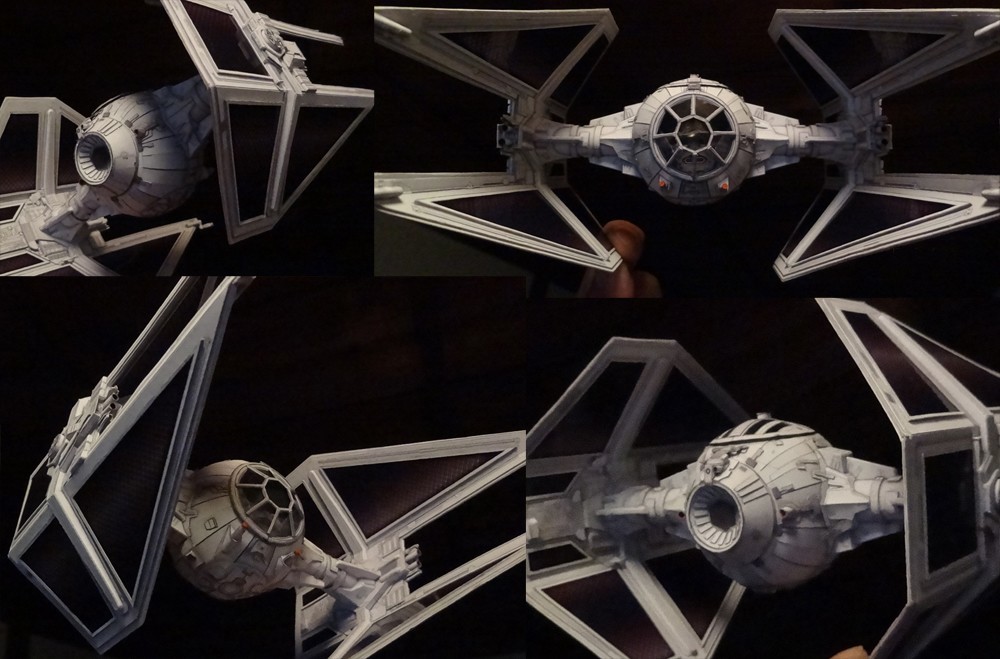 Перехватчик TIE (Звездные войны) paper model