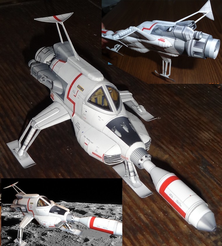 Космический корабль (UFO) paper model