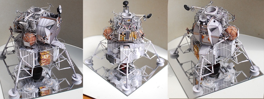Лунный модуль LM-7 Аквариус (Аполлон-13) paper model