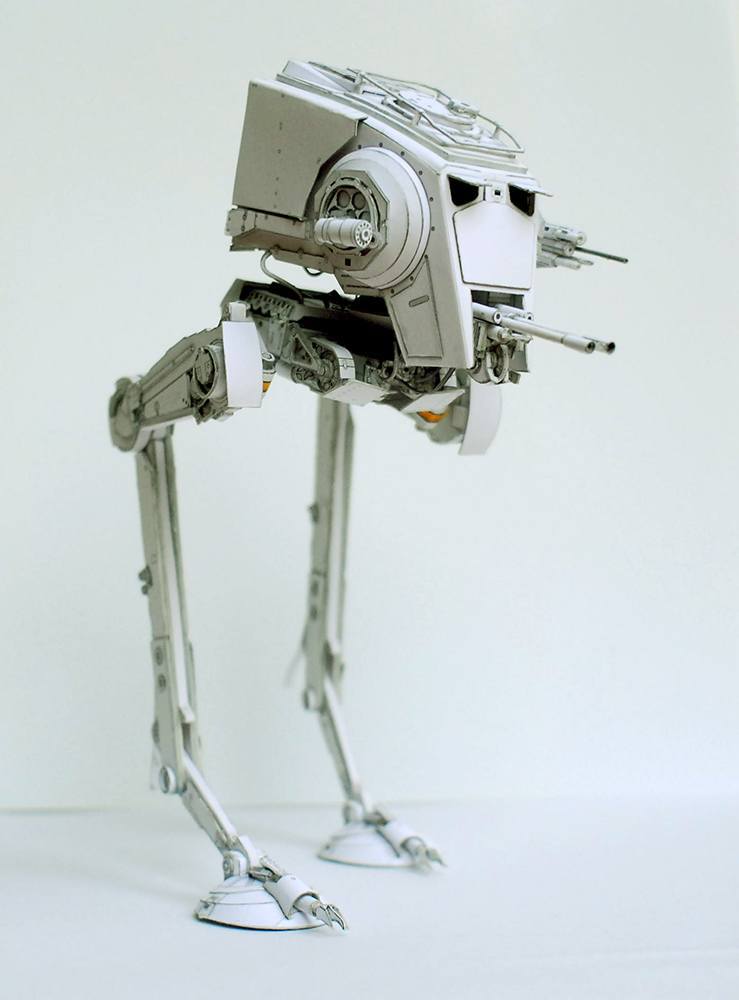 Шагоход AT-ST (Звездные войны) paper model