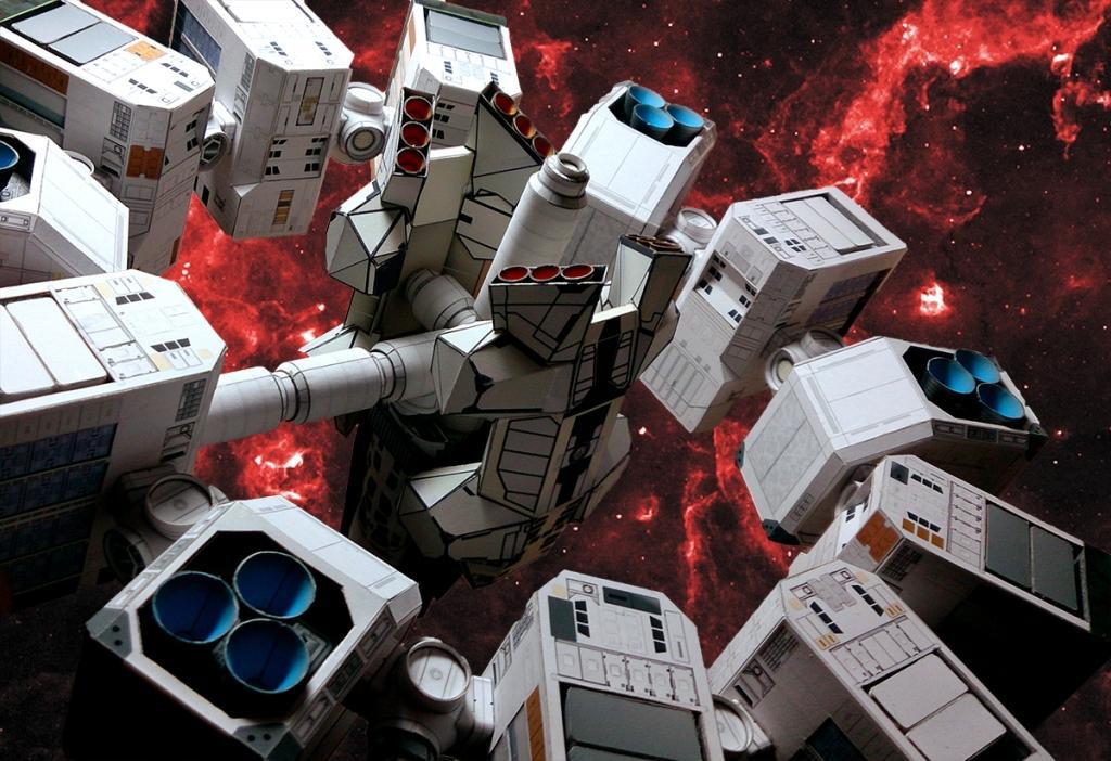 Орбитальная станция Эндюранс (Интерстеллар) paper model