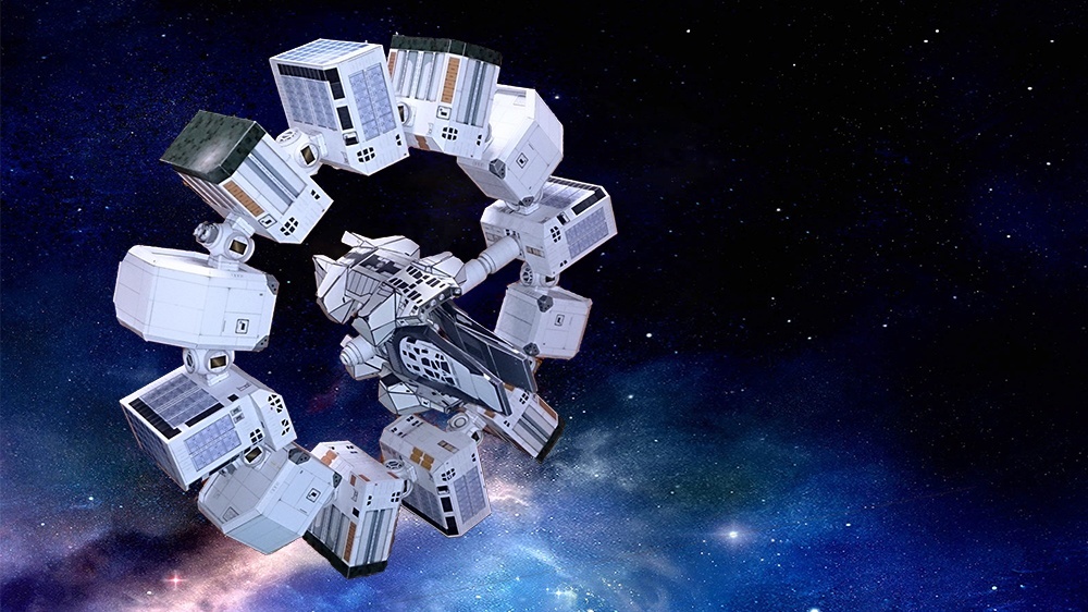 Орбитальная станция Эндюранс (Интерстеллар) paper model