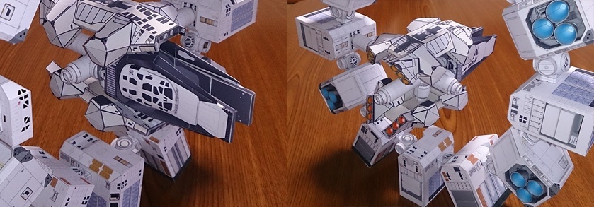 Орбитальная станция Эндюранс (Интерстеллар) paper model