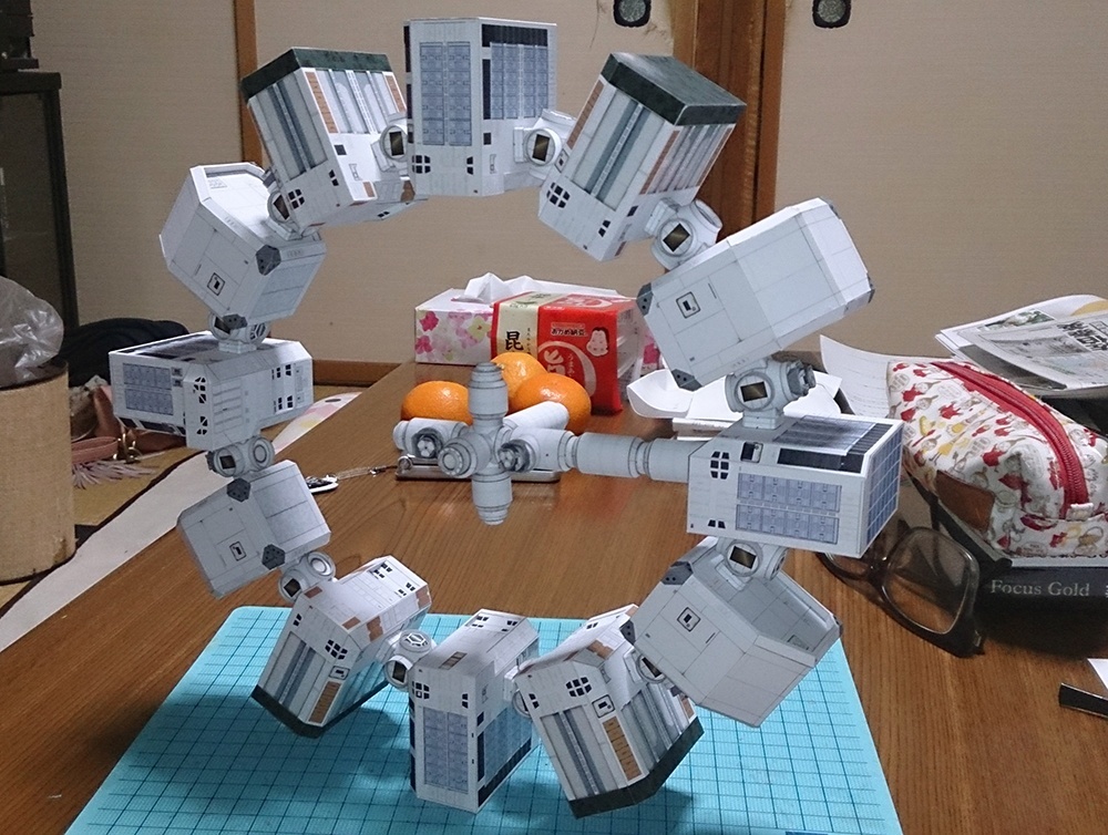 Орбитальная станция Эндюранс (Интерстеллар) paper model