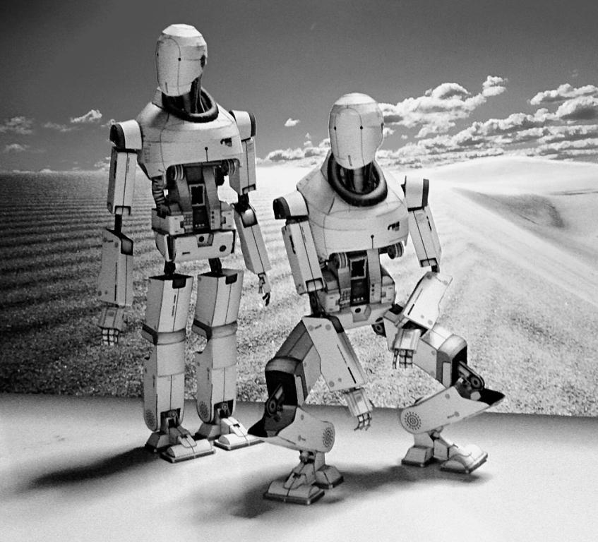 Робот Pilgrim7000 (Страховщик) paper model