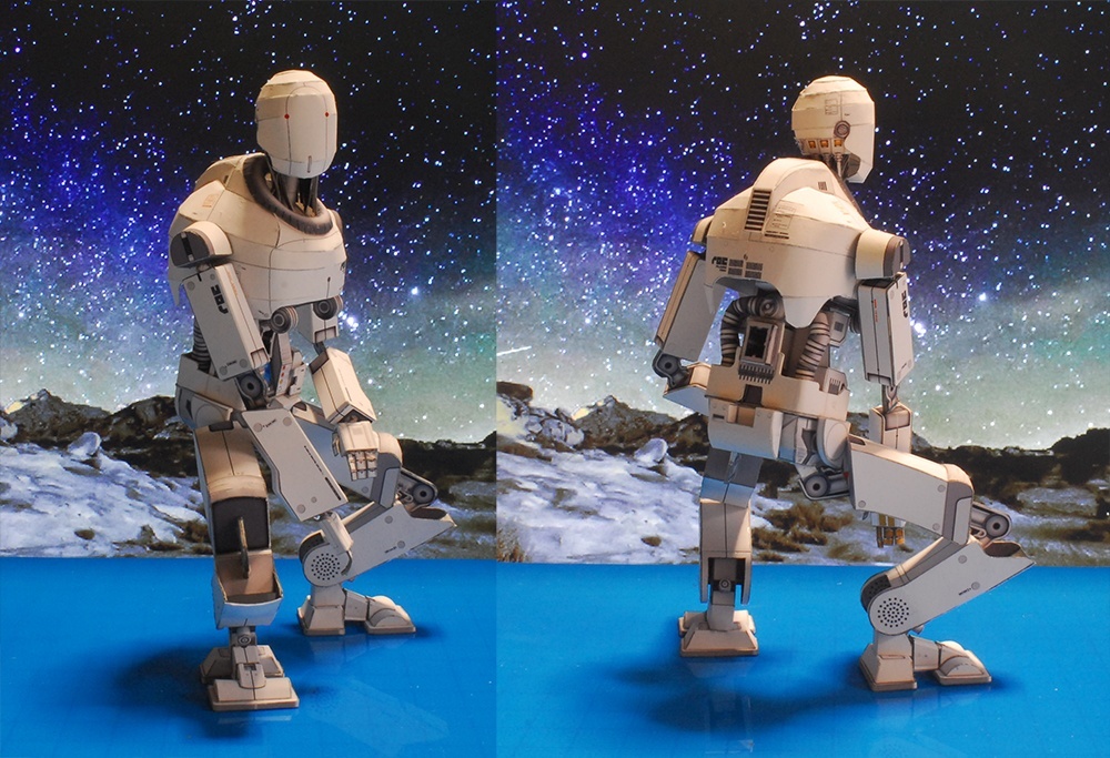 Робот Pilgrim7000 (Страховщик) paper model