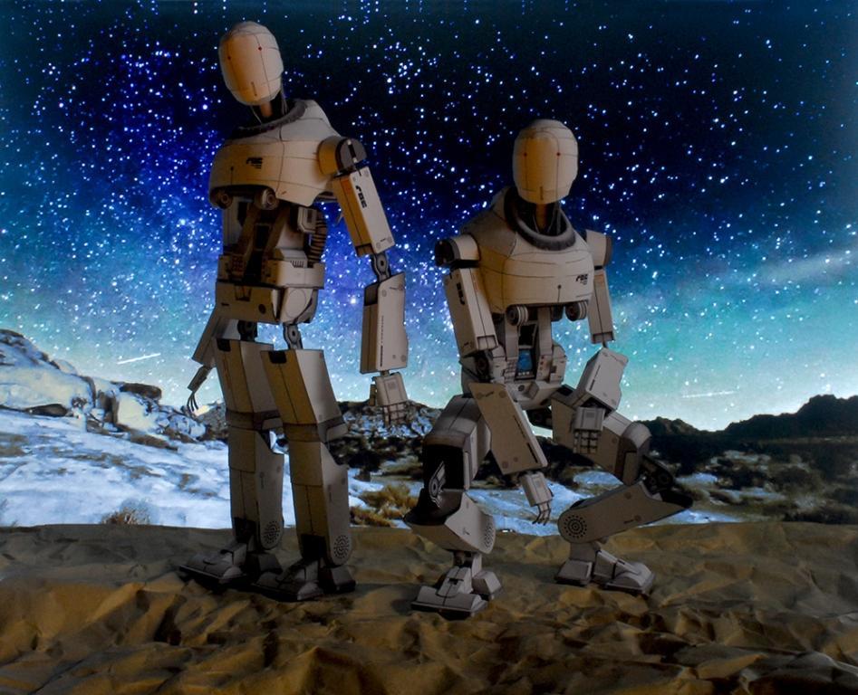 Робот Pilgrim7000 (Страховщик) paper model
