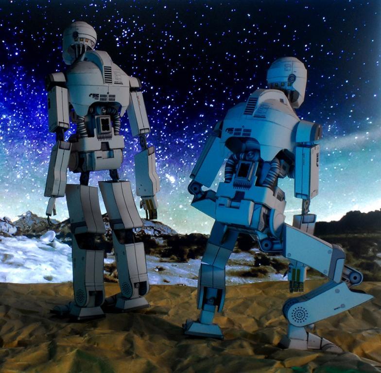 Робот Pilgrim7000 (Страховщик) paper model
