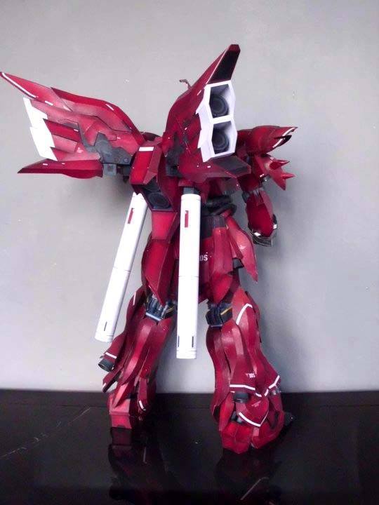 Робот MSN-06S Sinanju Gundam (Gundam) paper model