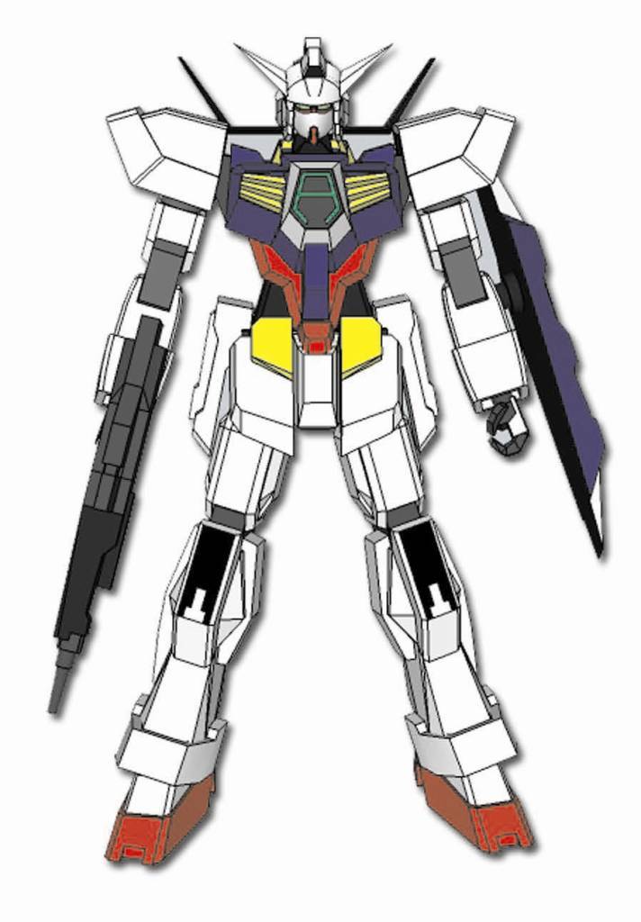 Робот Gundam AGE-1 Normal (Gundam) paper model