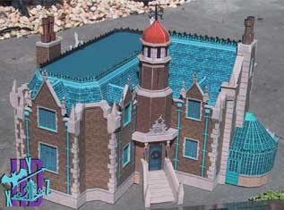 Дом с привидениями (Liberty Square, Диснейуорлд) paper model